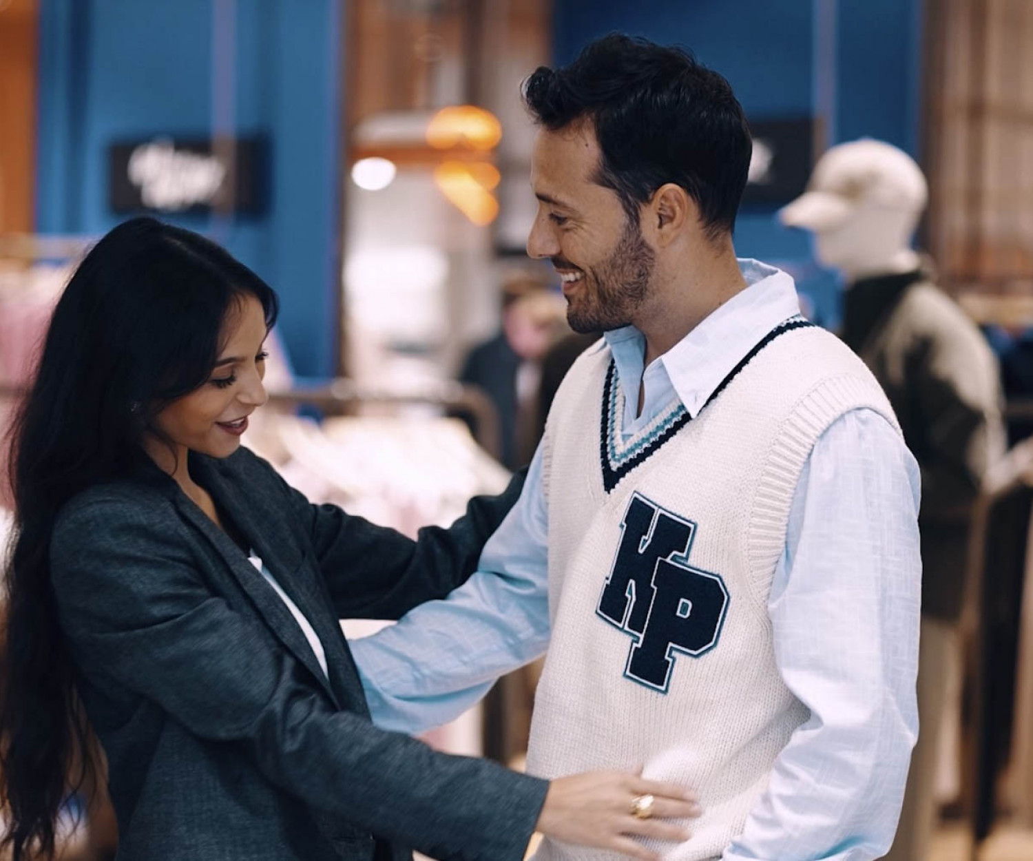 Galeries Lafayette, Mode homme et femme. Session shopping couple